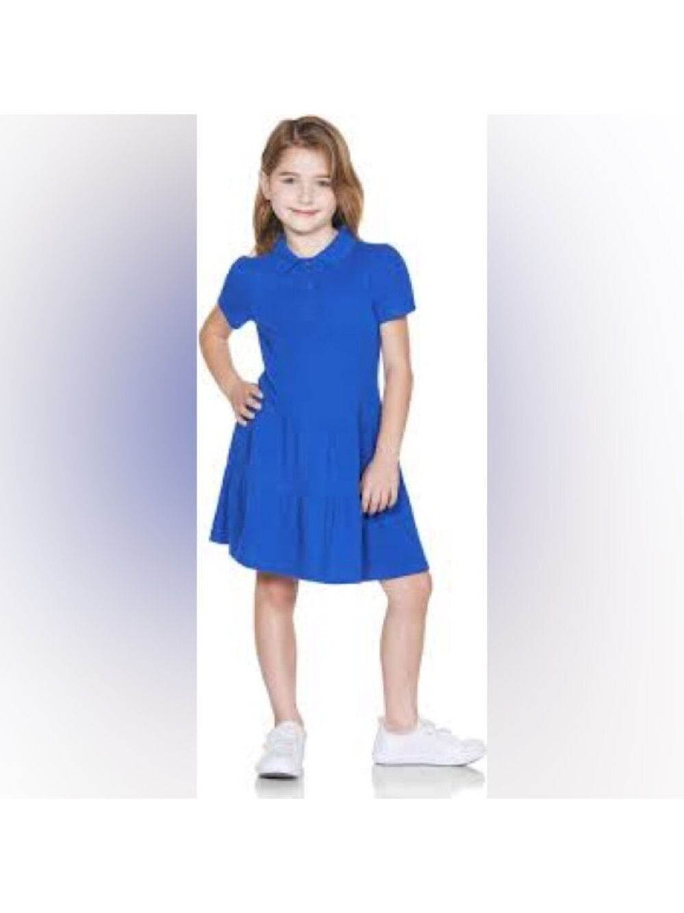 Girls’ Blue Polo Dress Sz 10/12
